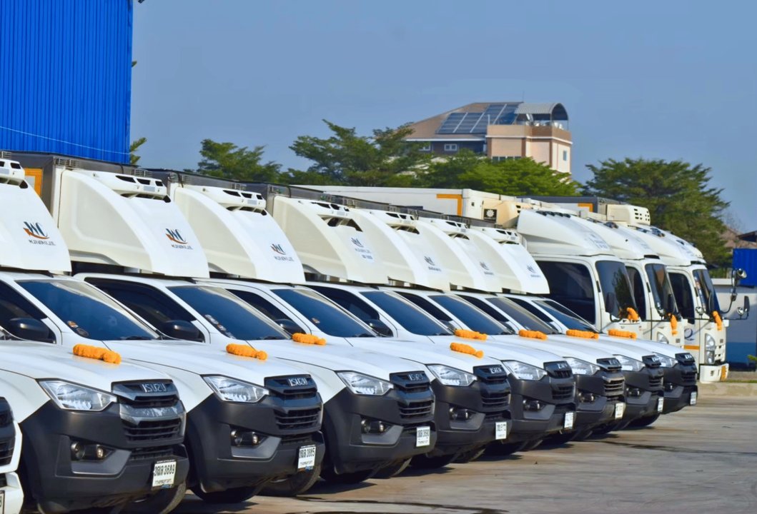 ฝูงรถขนส่งควบคุมอุณหภูมิของ WC Logistics